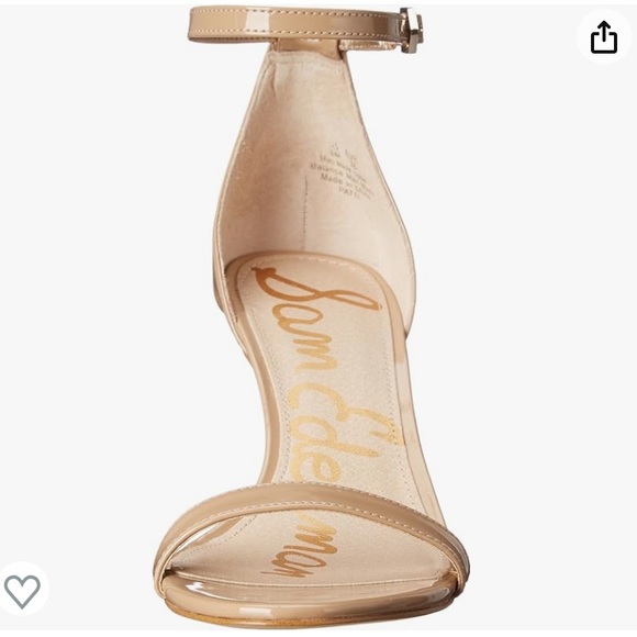 Sam Edelman Nude Patent Patti Dress Sandal - Size 10 - Picture 2 of 9